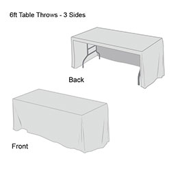 Front Logo Table Throw-6